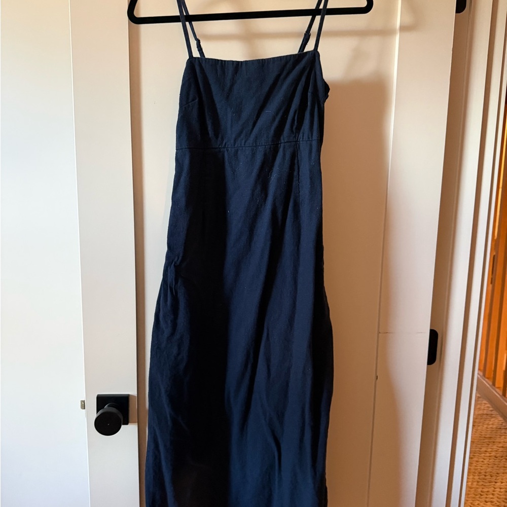 Abercrombie & Fitch Navy Midi Dress